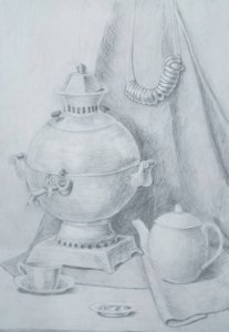 Косарева Татьяна - Натюрморт с самоваром