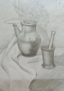 Кузнецова Арина - Натюрморт с кувшином