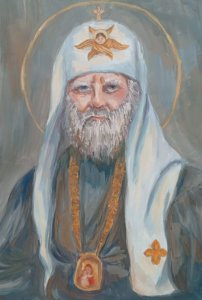 Белозерова Лидия-Портрет святителя Тихона (Беллавина), патриарха Московского и всея Руси