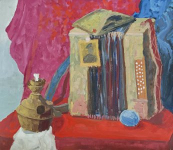 Маркова Эльвира - "Натюрморт с гармошкой" МБОУДО г. Кургана «Детская художественная школа им. В.Ф. Илюшина» преподаватель Лобанова Елена Александровна