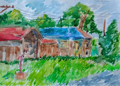 Тархова Ксения - Городские улочки.Пленэр 2025